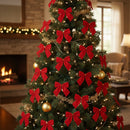 24 Laços Decorativos Natalinos