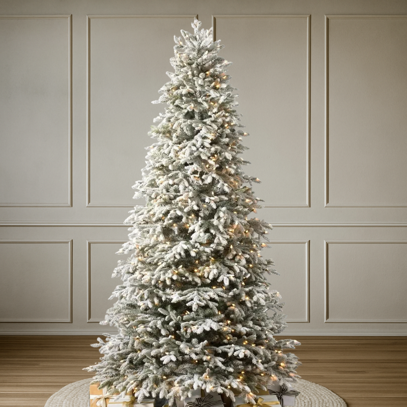 Árvore de Natal Nevada + Ceia Completa