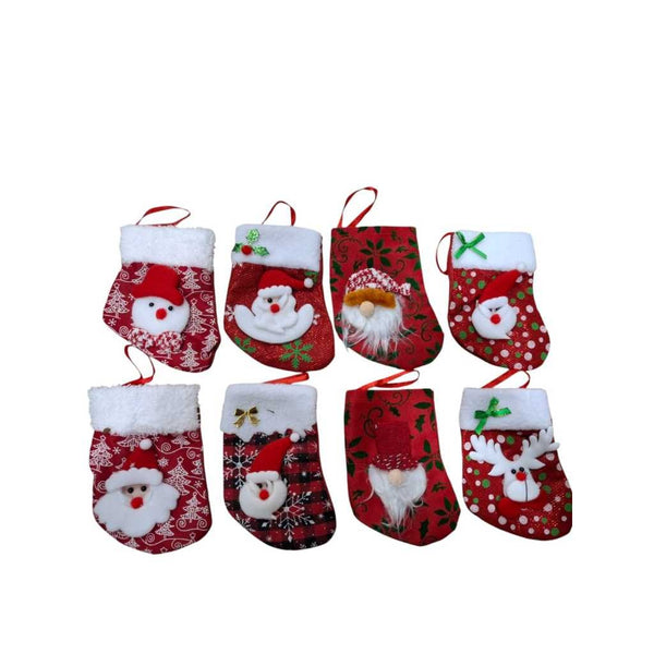 6 Mini Meia de Natal