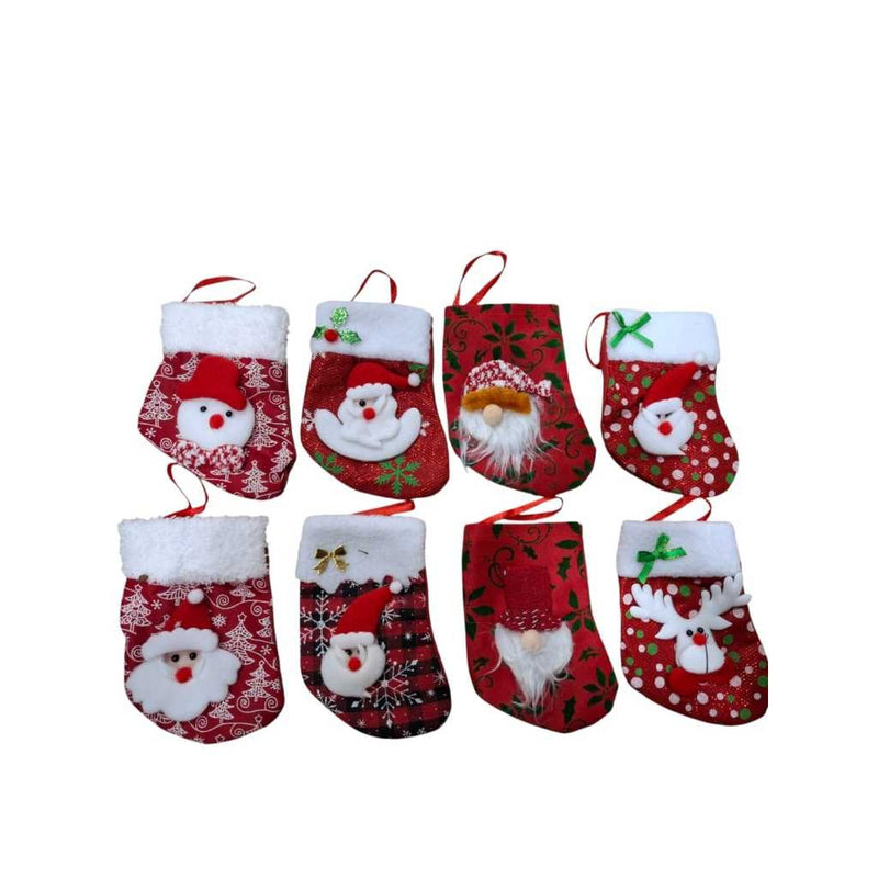 6 Mini Meia de Natal