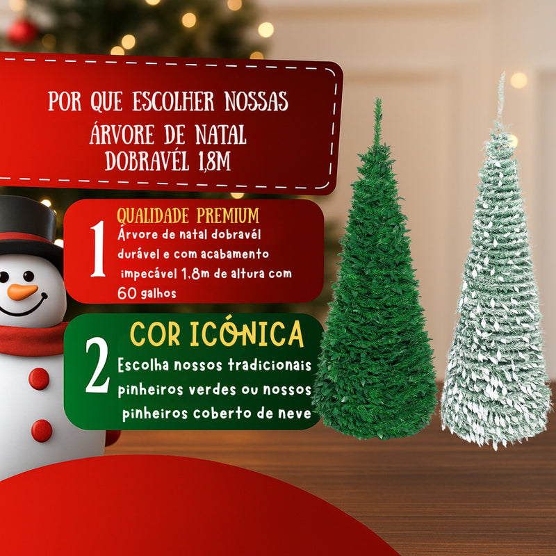 Árvore de Natal Dobrável
